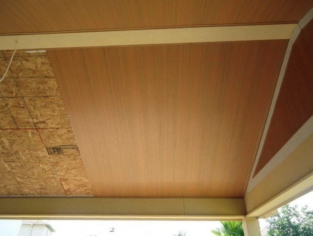 Stained Beadboard Porch Ceiling Home Design Ideas